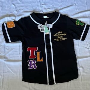 10TH Anniversary Jersey Tealer, BLACK